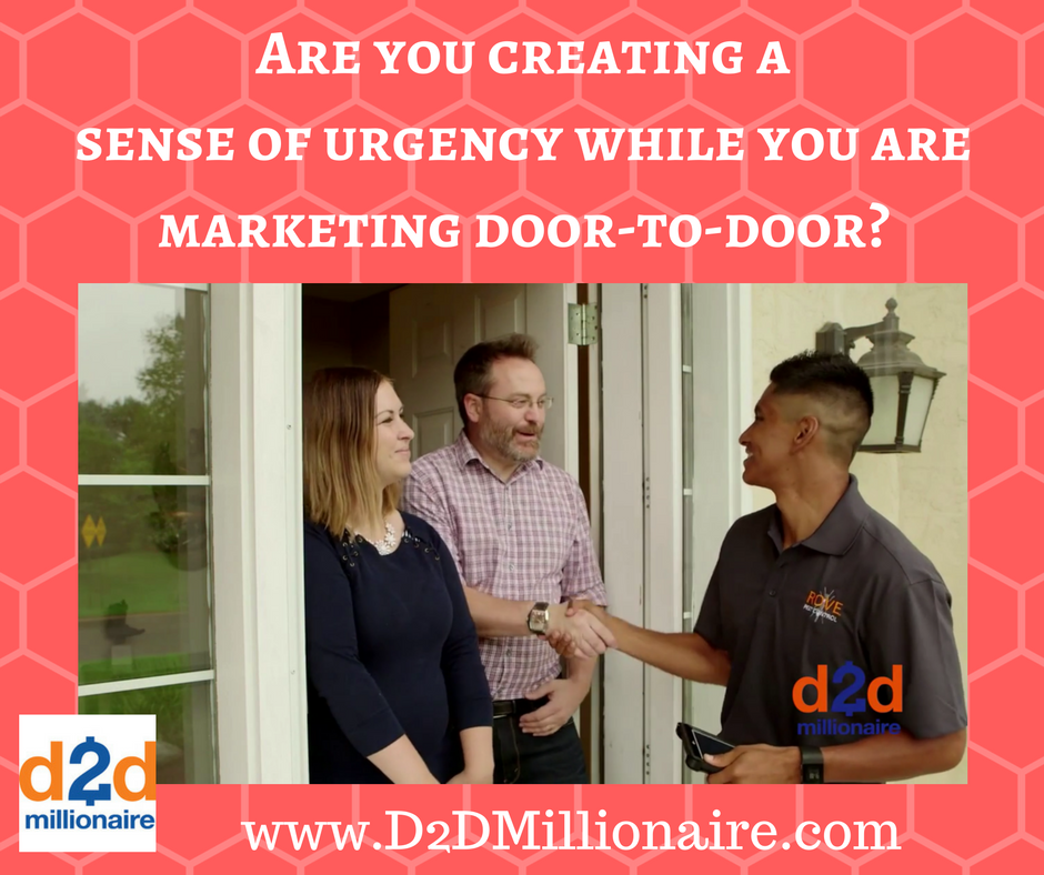 door to door millionaire door to door sales technique