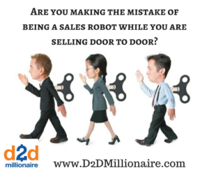 sales robot, robot sales, sales tips, sales training, door to door sales, selling door to door, marketing door to door, door to door marketing 